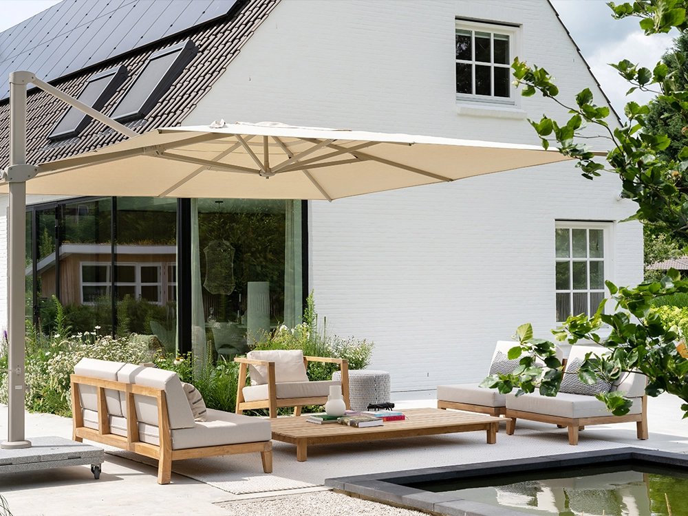 groot terras inrichten