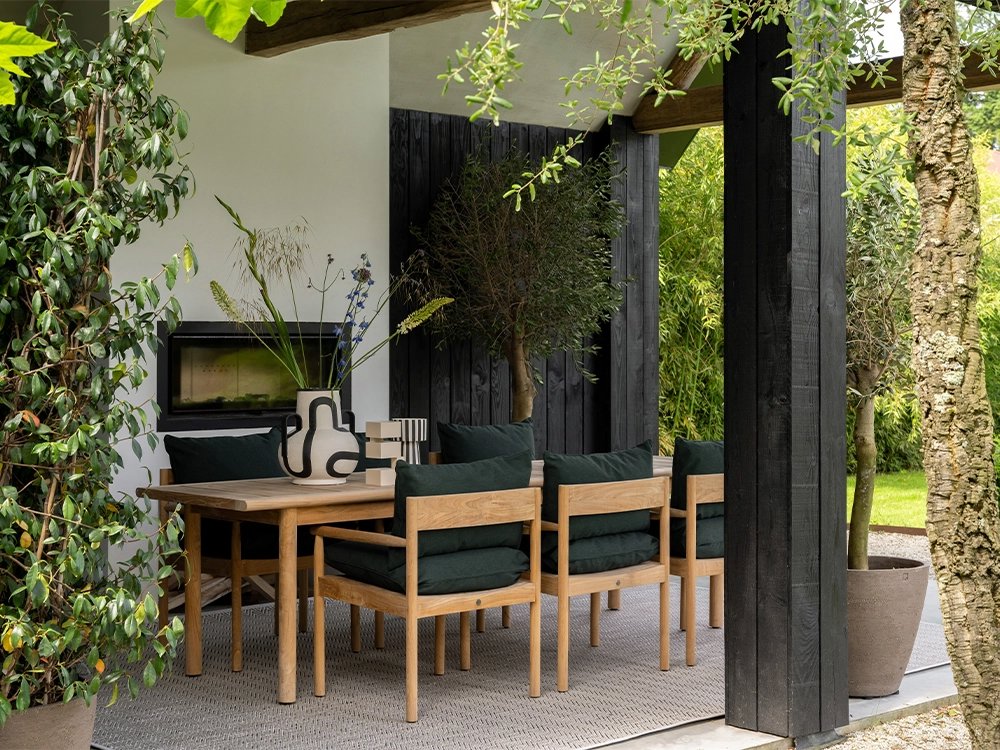 inrichten terras