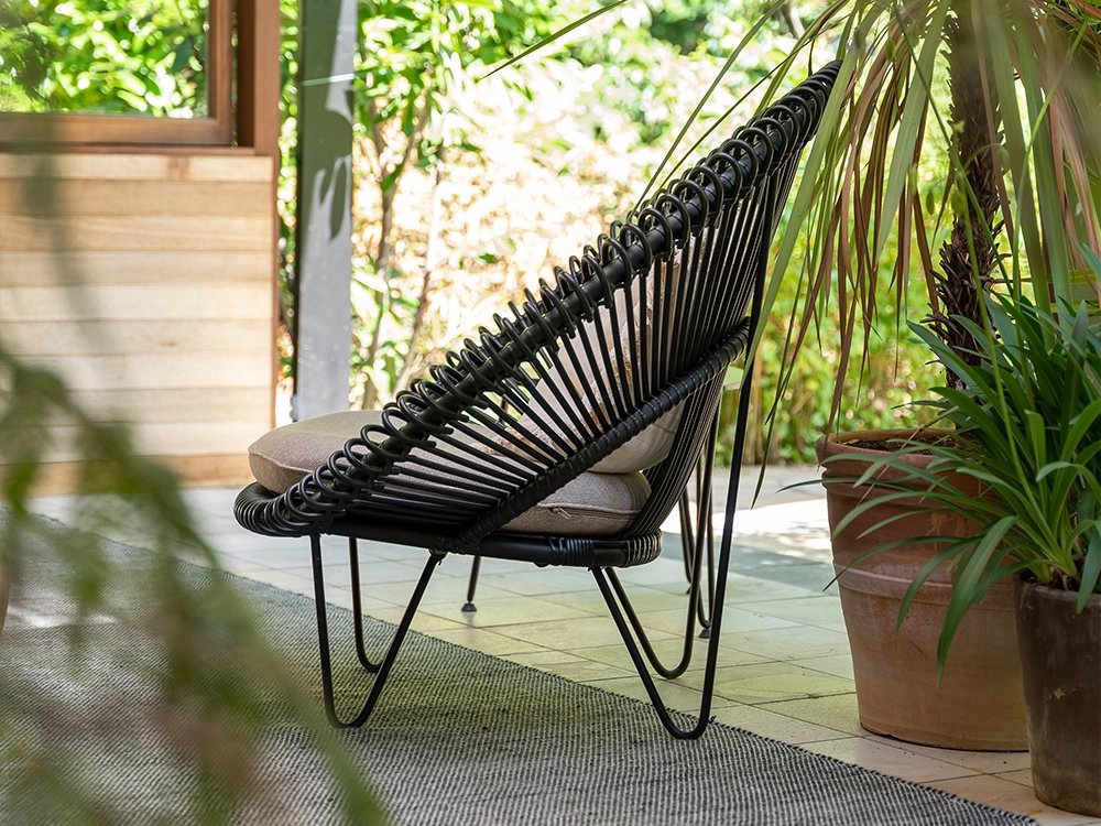 vincent sheppard loungestoel zwart