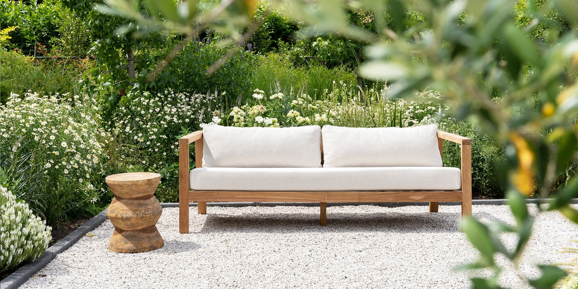 Houten loungebank JET