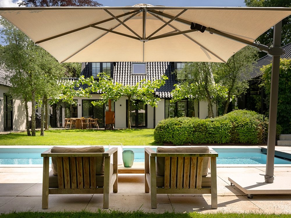 beschutting tuin parasol