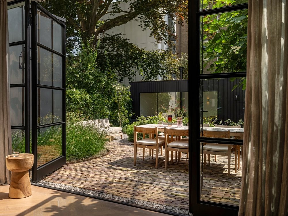 kleine groene stadstuin