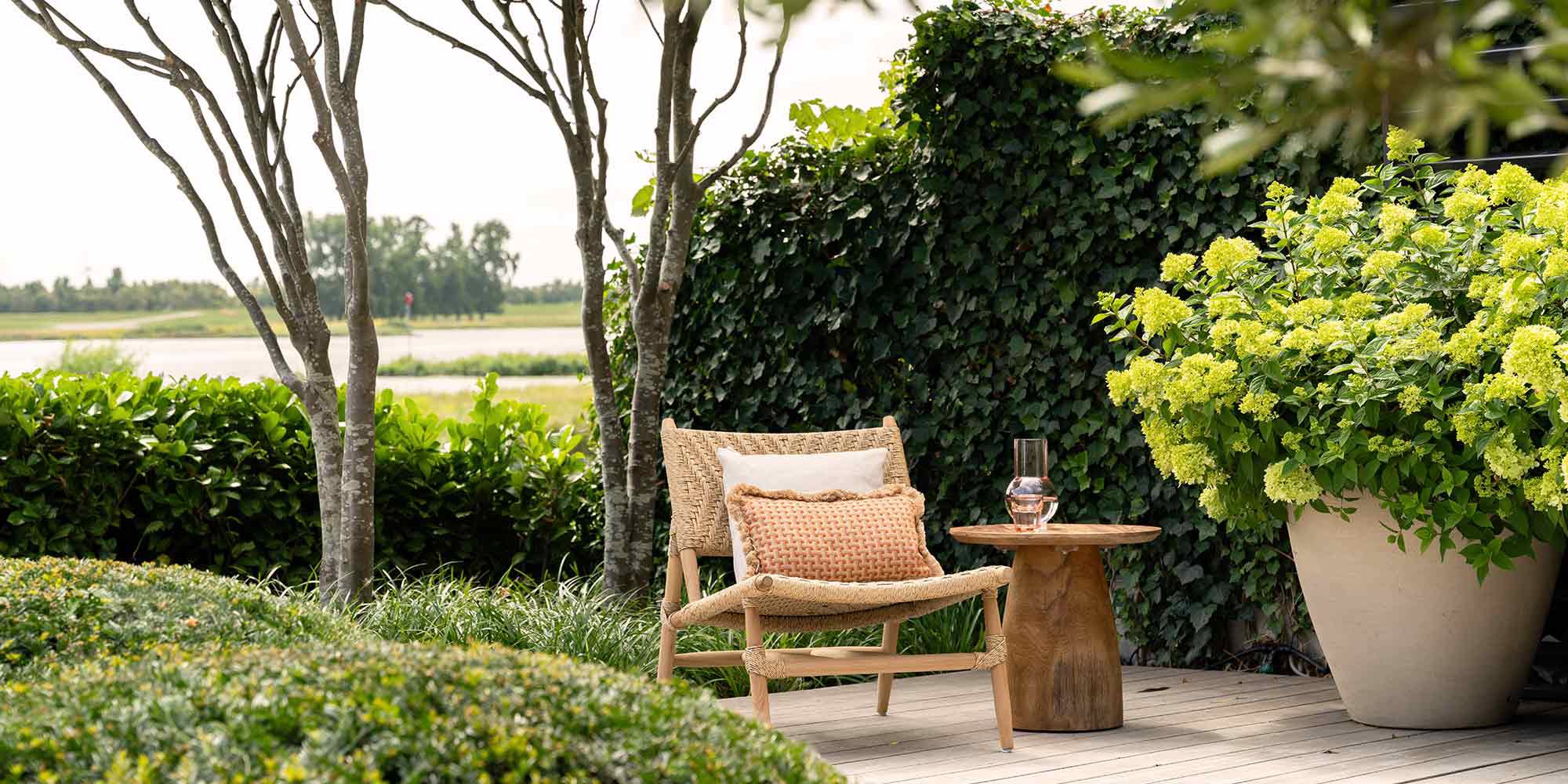 luxe relaxfauteuil buiten rolf