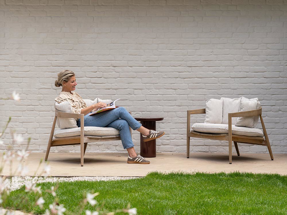 teak loungestoelenset BENTE