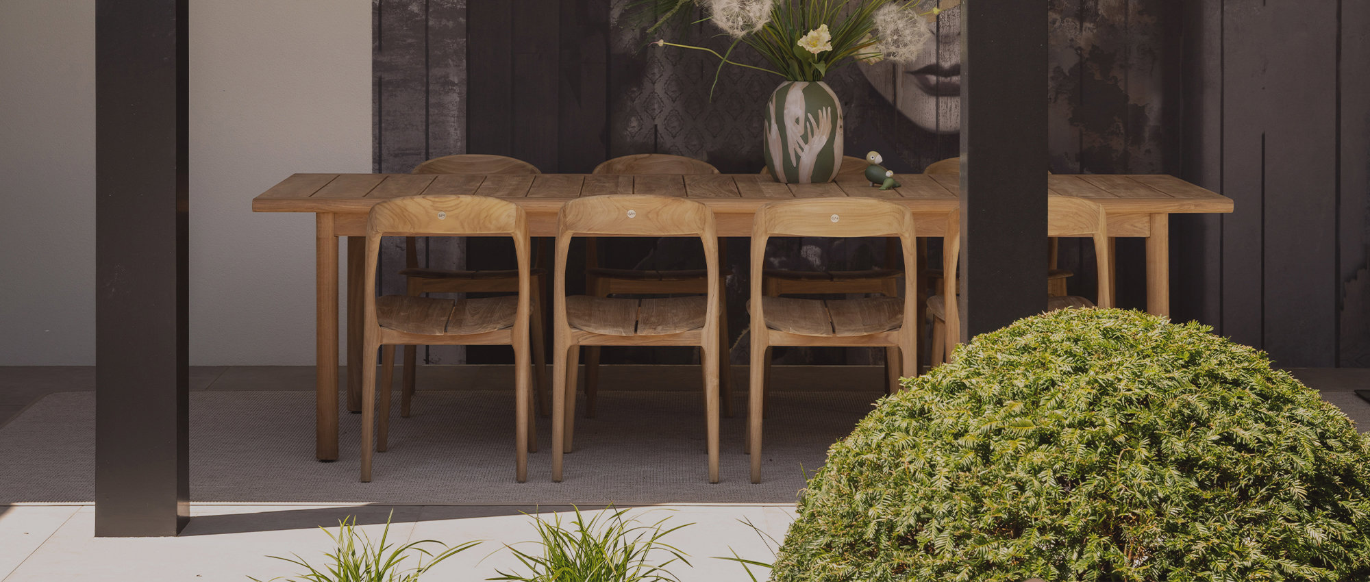 luxe teak tuinstoelen &moss
