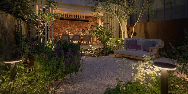 Moderne stadstuin Amsterdam