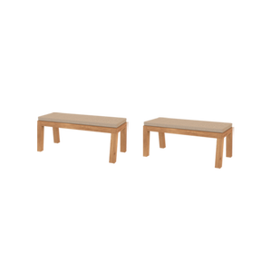 2x Bank met kussen_120cm_Alfa