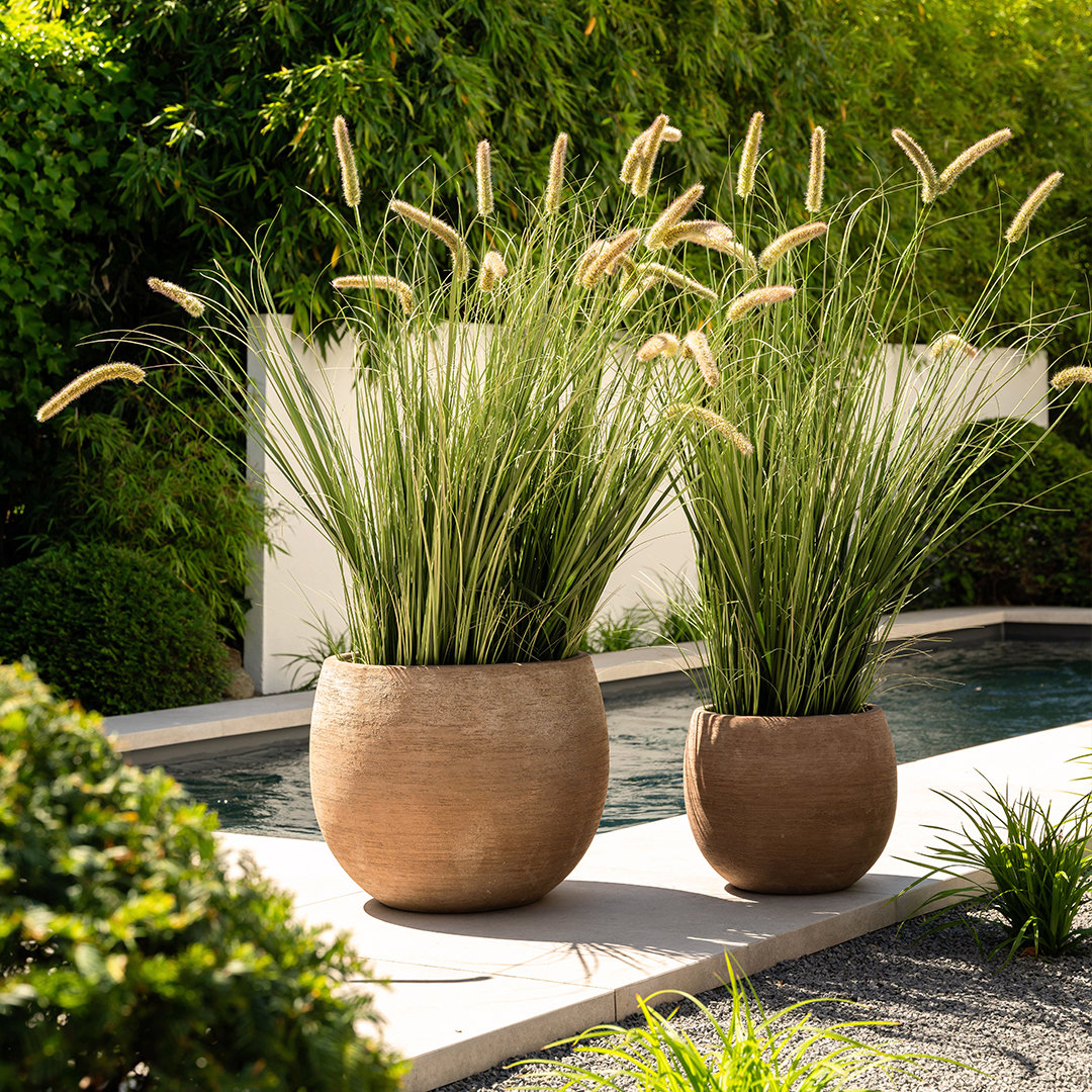 buiten bloempot rond