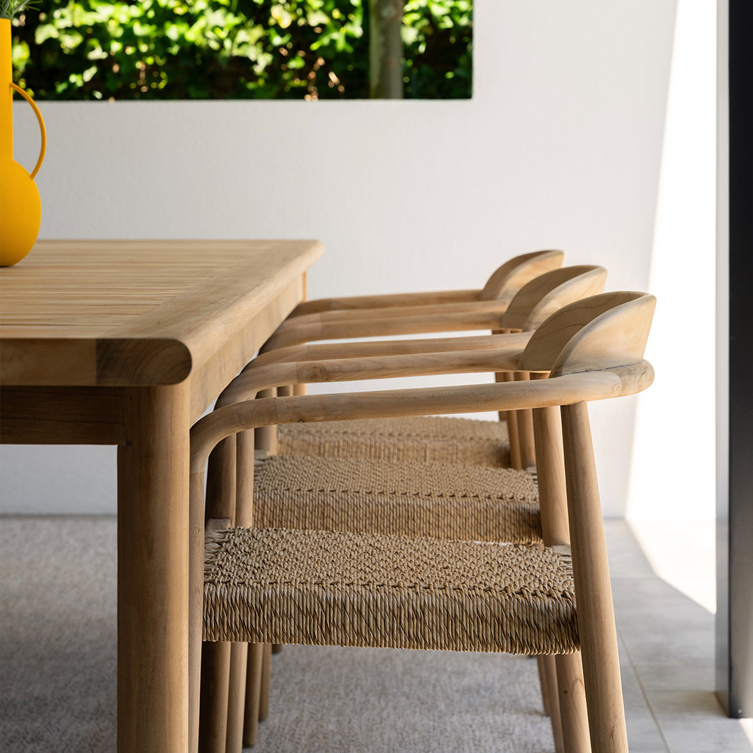 touw tuinstoel gevlochten