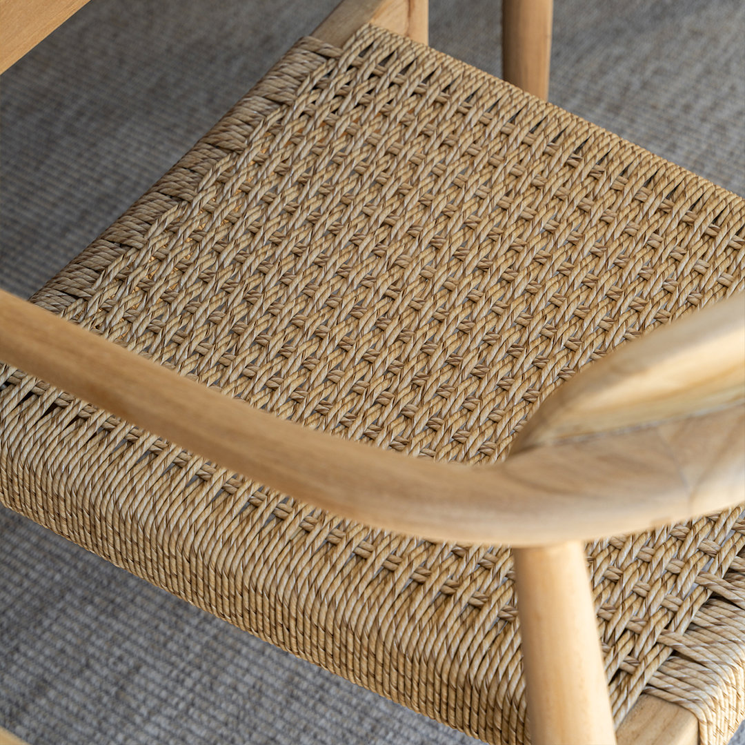 gevlochten tuinstoel wicker