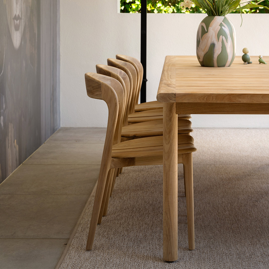 design eetset tuin