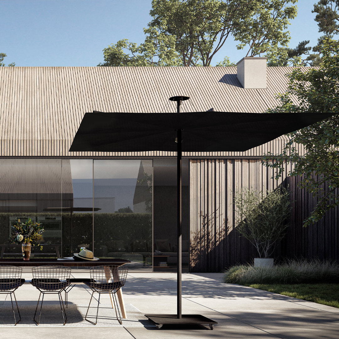 zwarte stokparasol 300x300