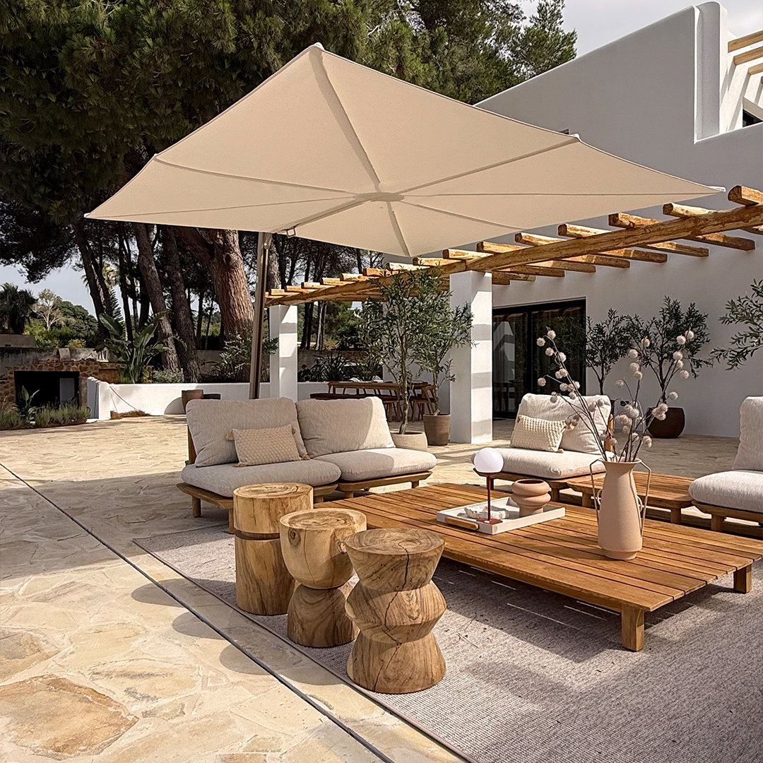 buiten tafeltje hout