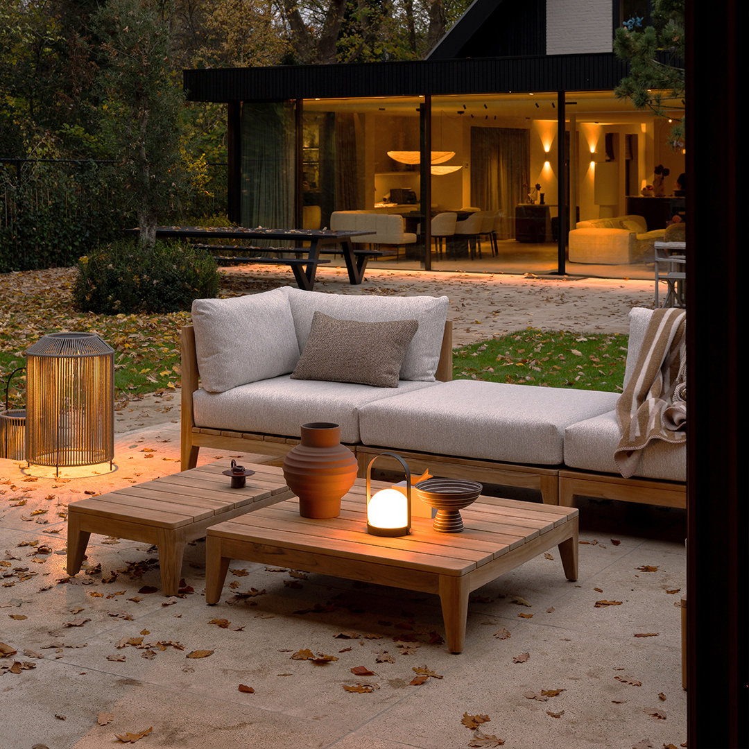 tuin hoekbank losse elementen