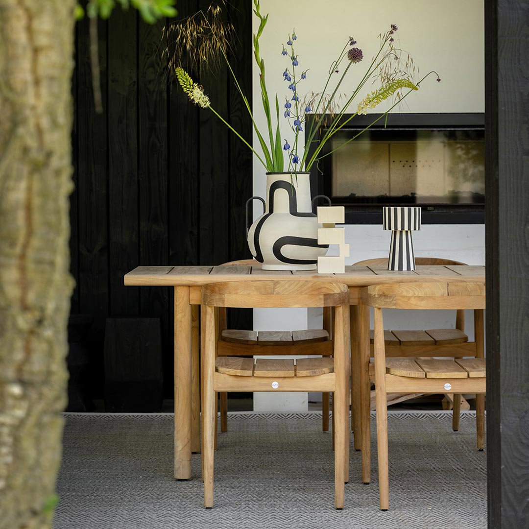 teak tuintafel 6 personen ABE