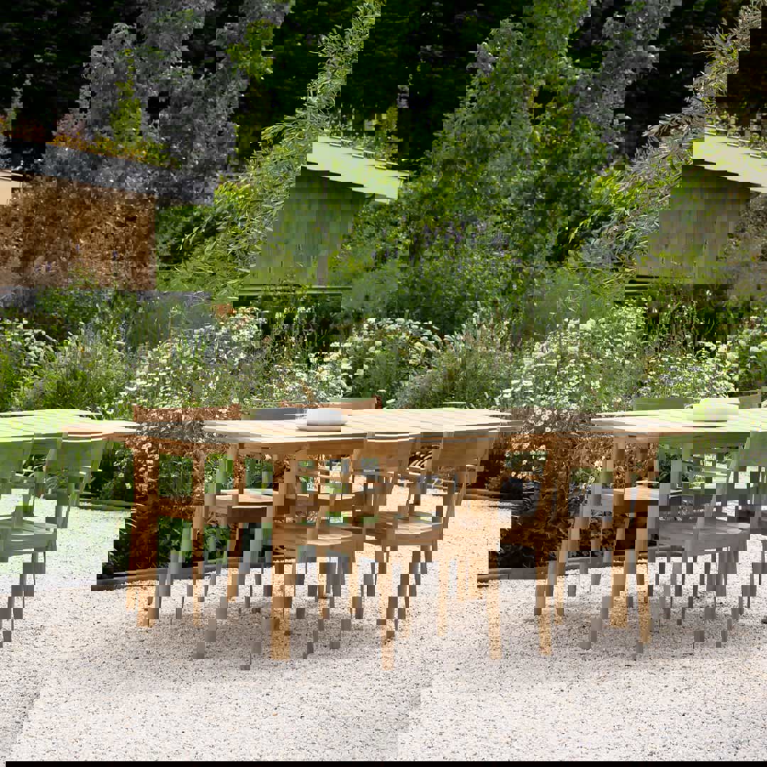 teakhouten tuintafel luxe