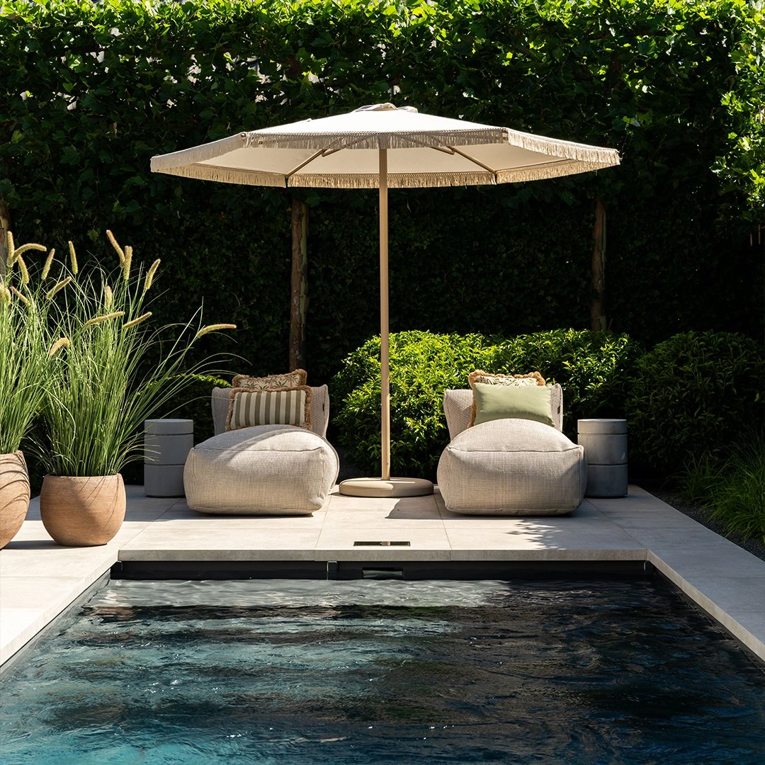 beton bijzettafel rond