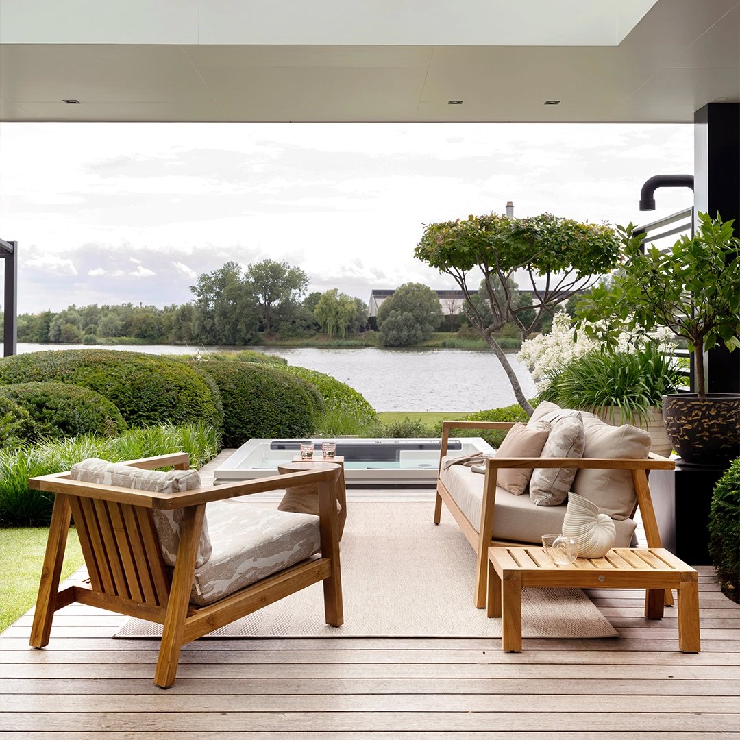 polypropyleen vloerkleed tuin 