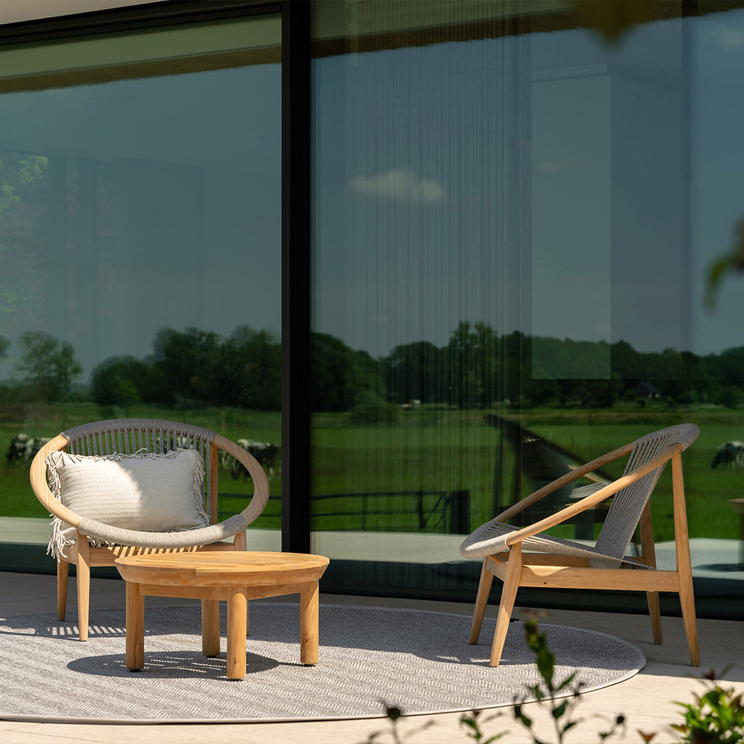 grijs vloerkleed tuin