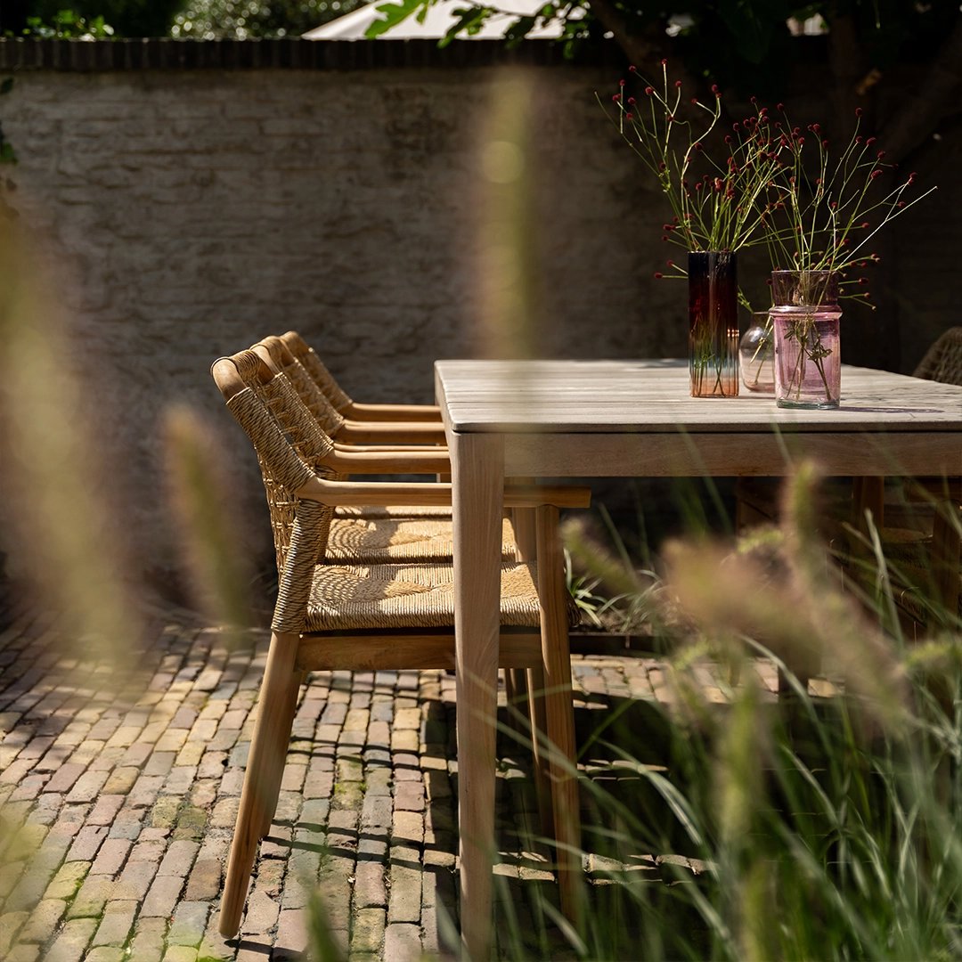 rieten tuinstoel comfortabel