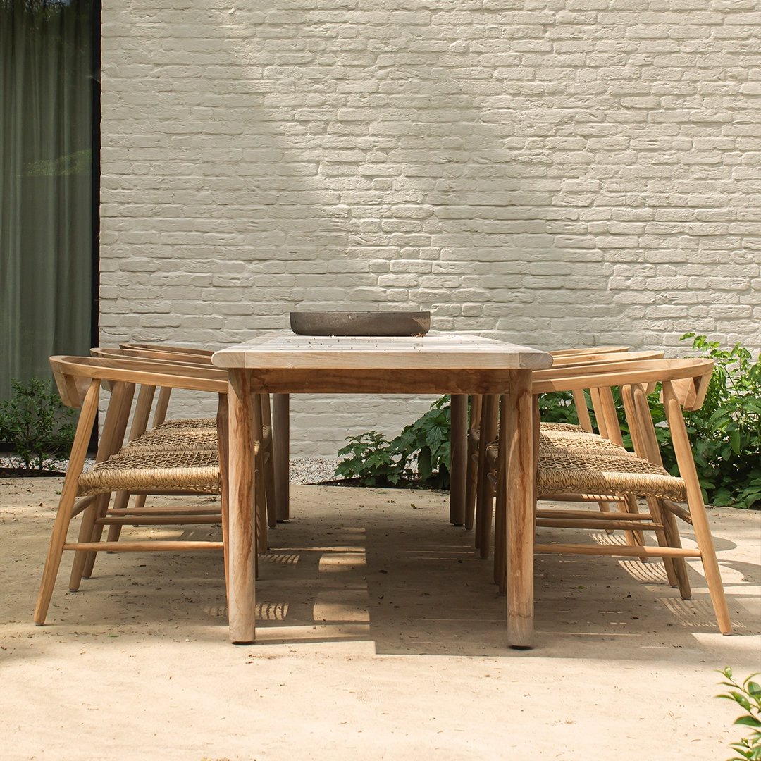 luxe eetkamerstoelen buiten