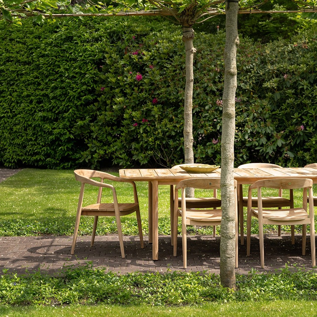 eettafel stoel tuin