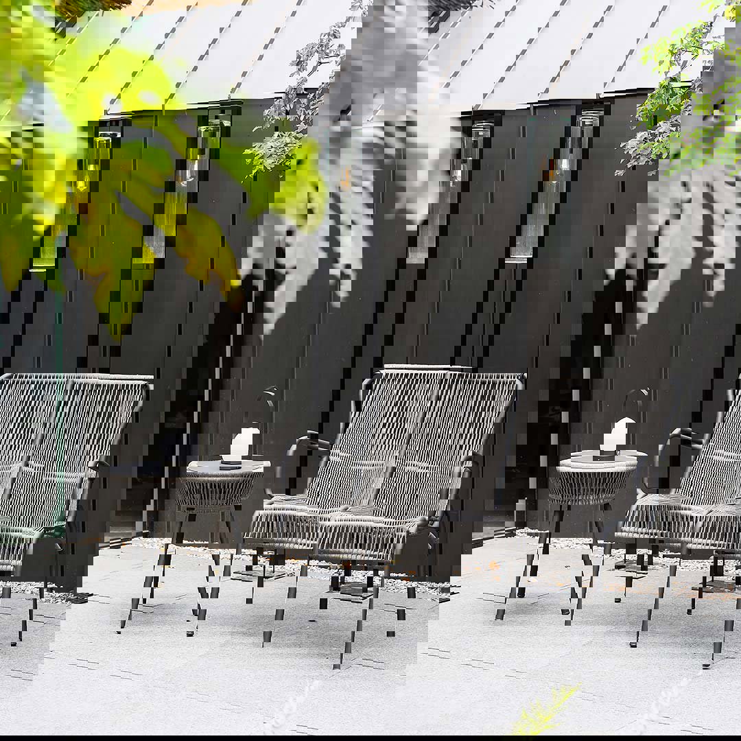 duozit tuinbank met bijzettafel rond