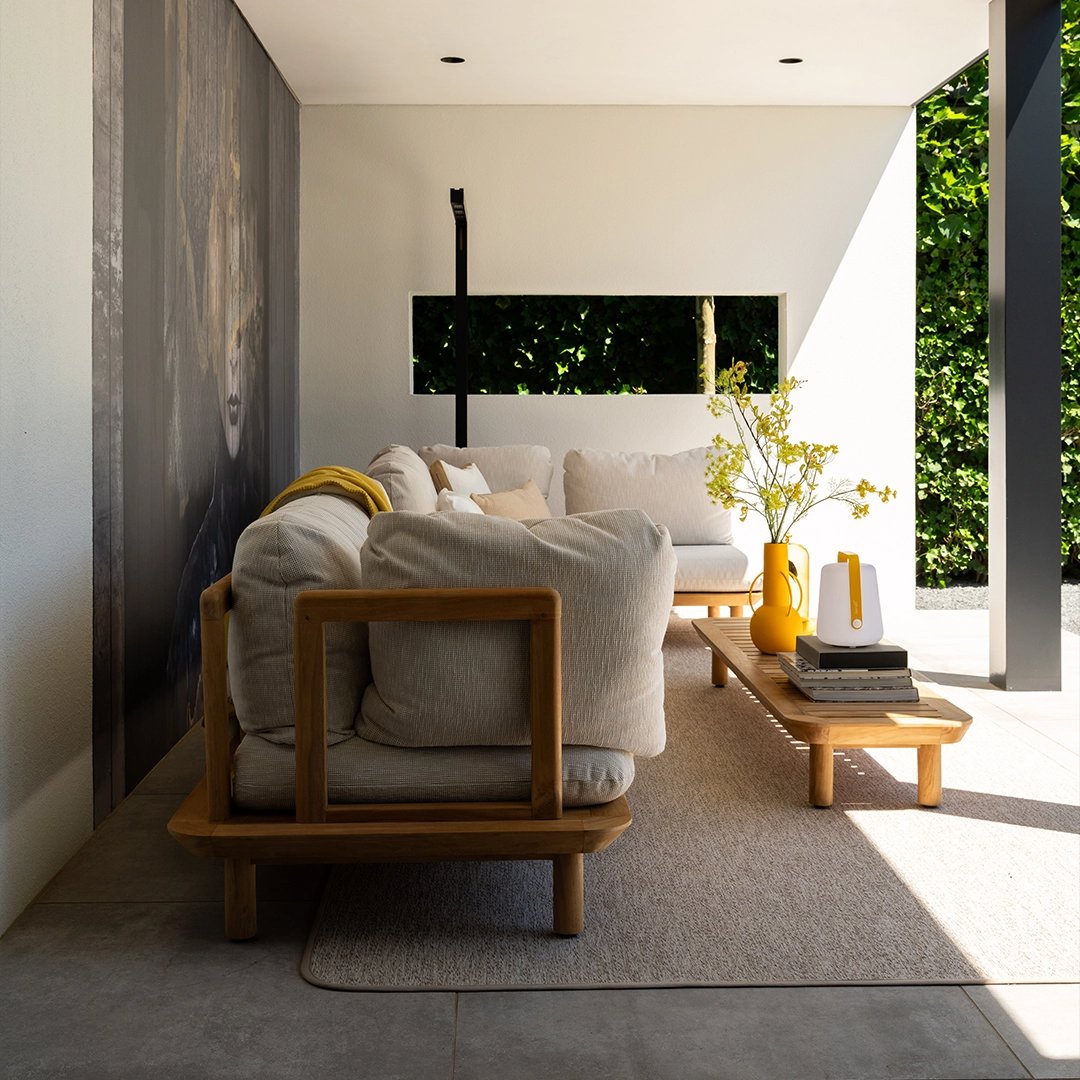 smalle salontafel teak