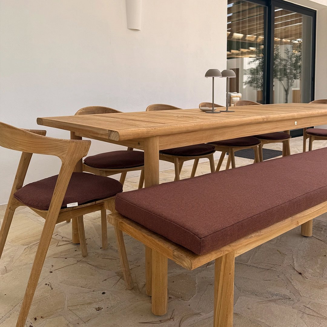 design tuinstoel teakhout