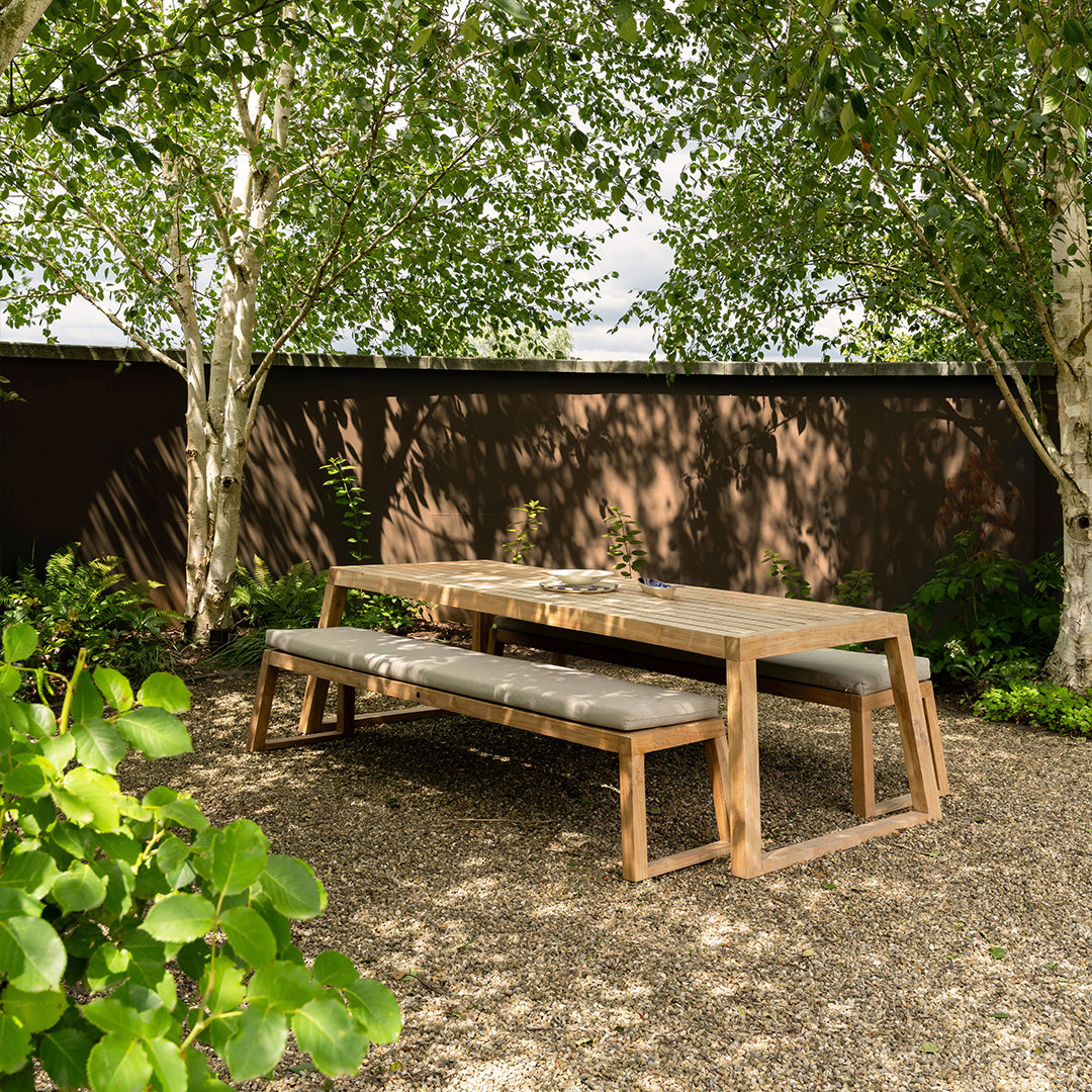 260cm tuintafel hout