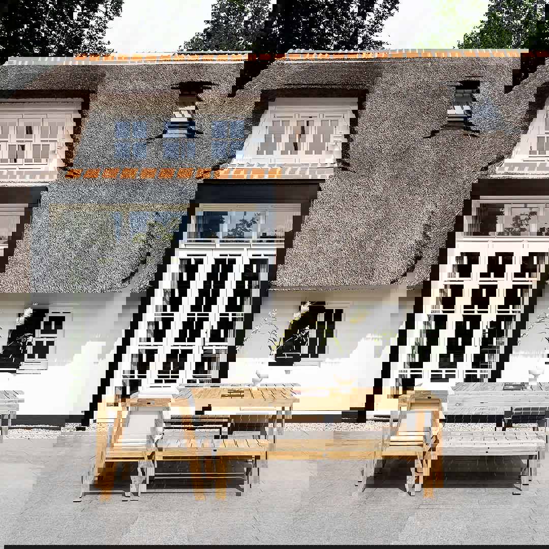 tuinset met tuintafel bankje