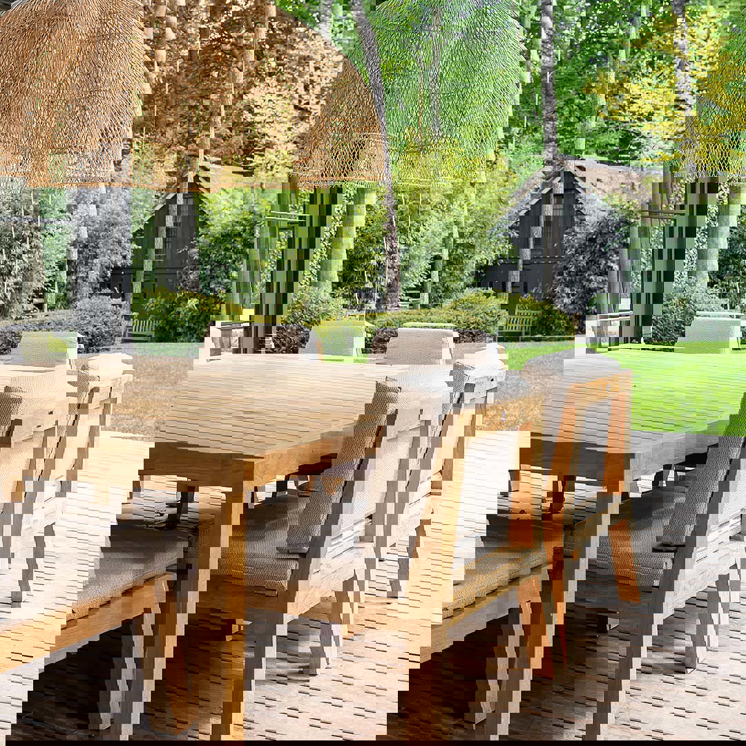 vierkante tuintafel 8 personen