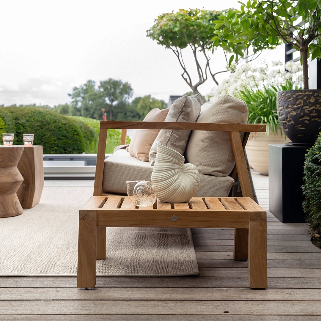 buiten bijzettafel hout