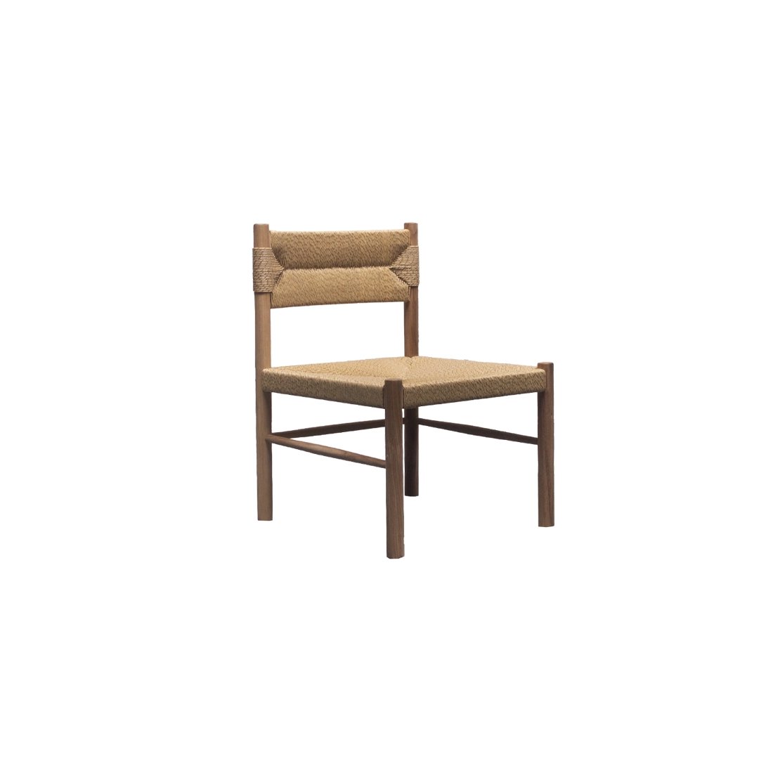 Houten lage tuinstoel NOUD