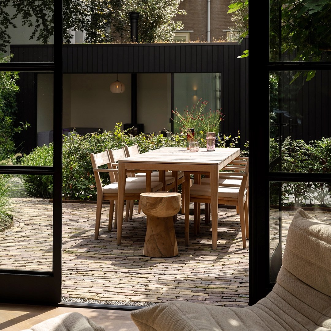 houten tuintafel design