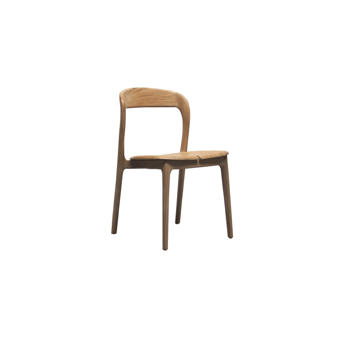 Lichtgewicht tuinstoel teak ABE