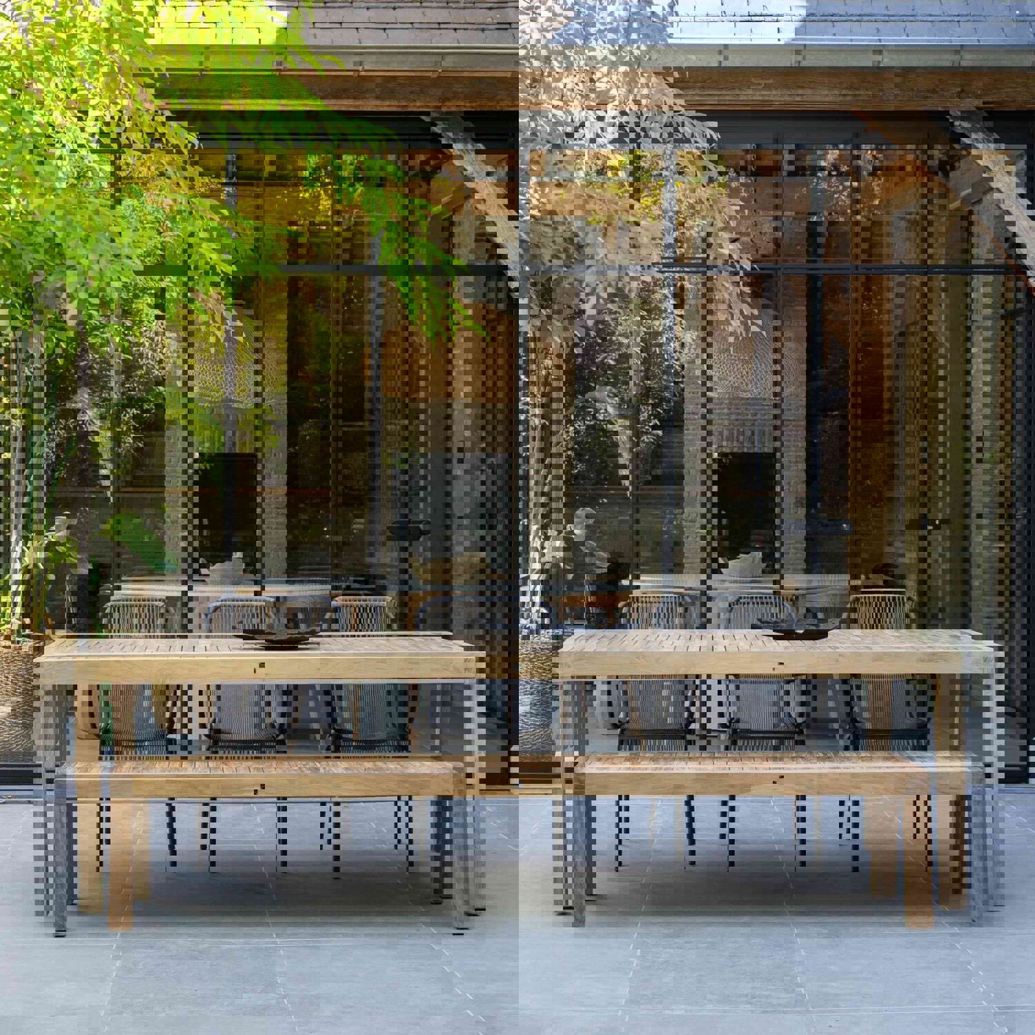 design tuinstoel zwart LOOP