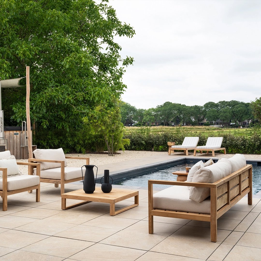 luxe tuinbank lounge