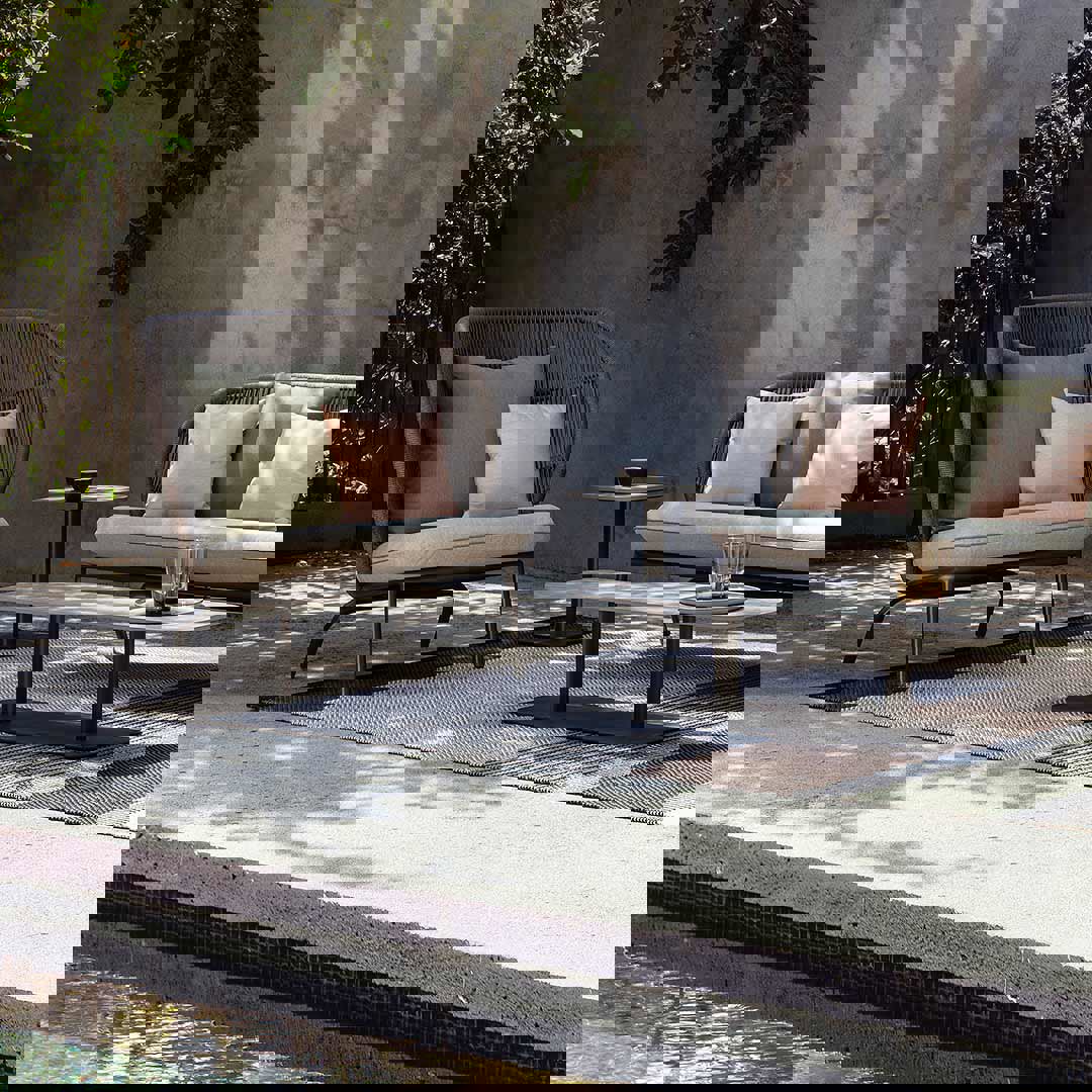 rope loungeset aluminium frame