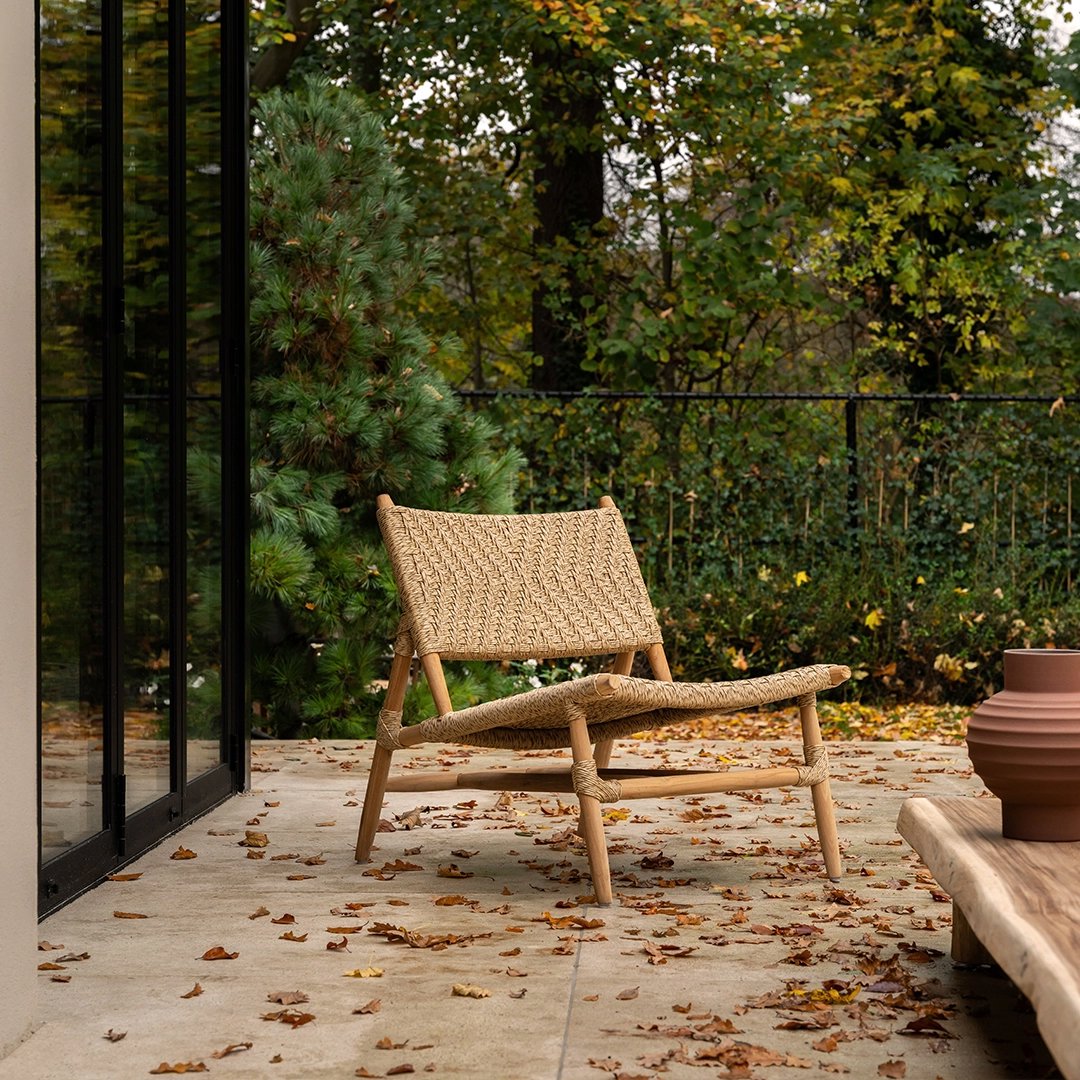 luxe tuinstoel wicker