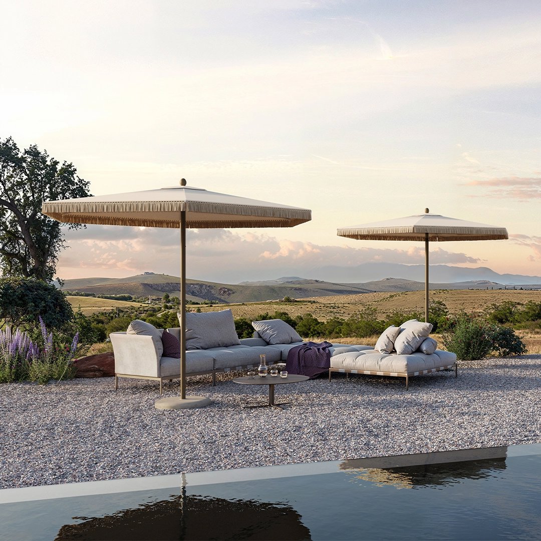 umbrosa parasol ibiza stijl