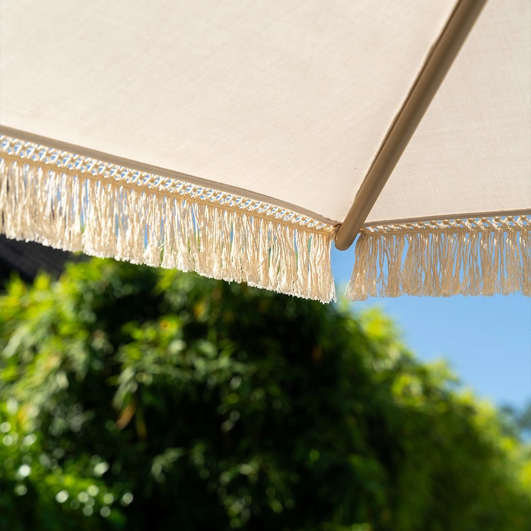 luxe parasol met franjes