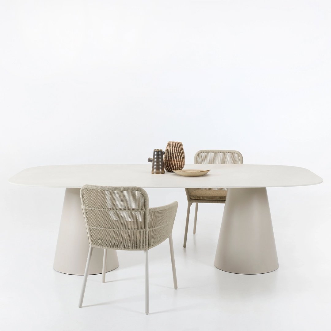 Keramische tuintafel rechthoekig