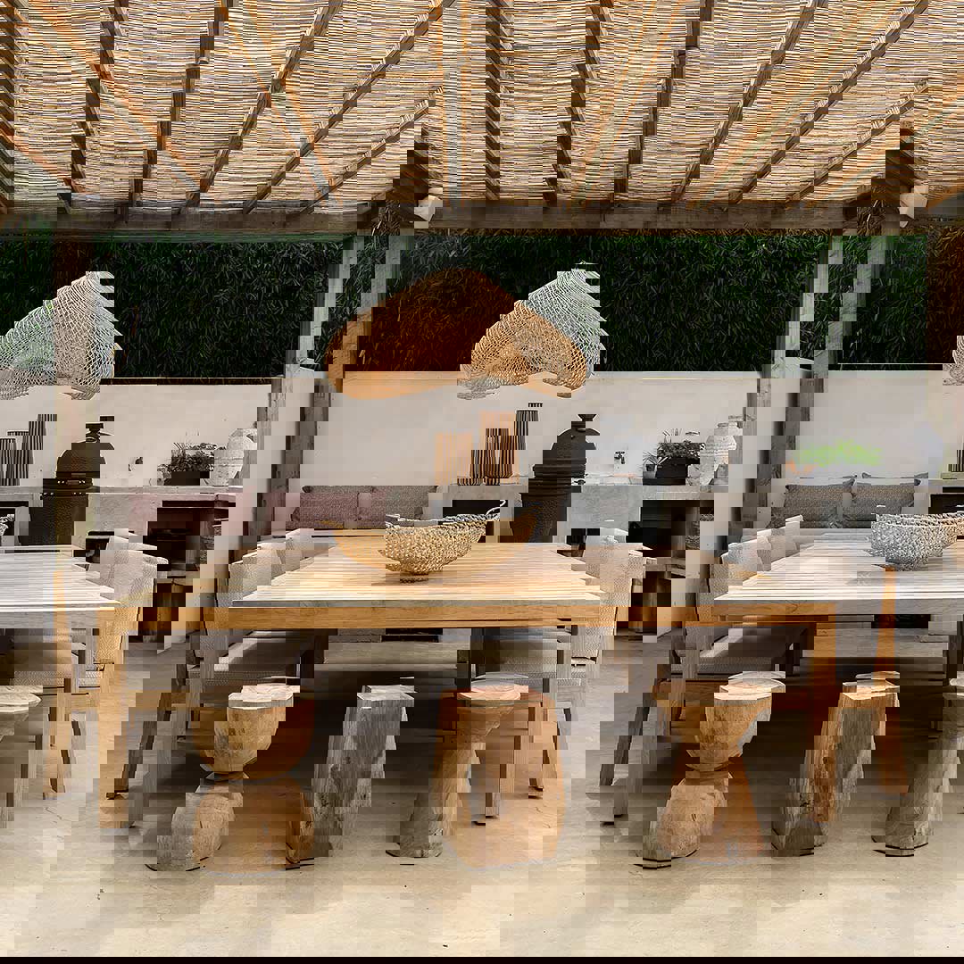 rieten hanglamp design