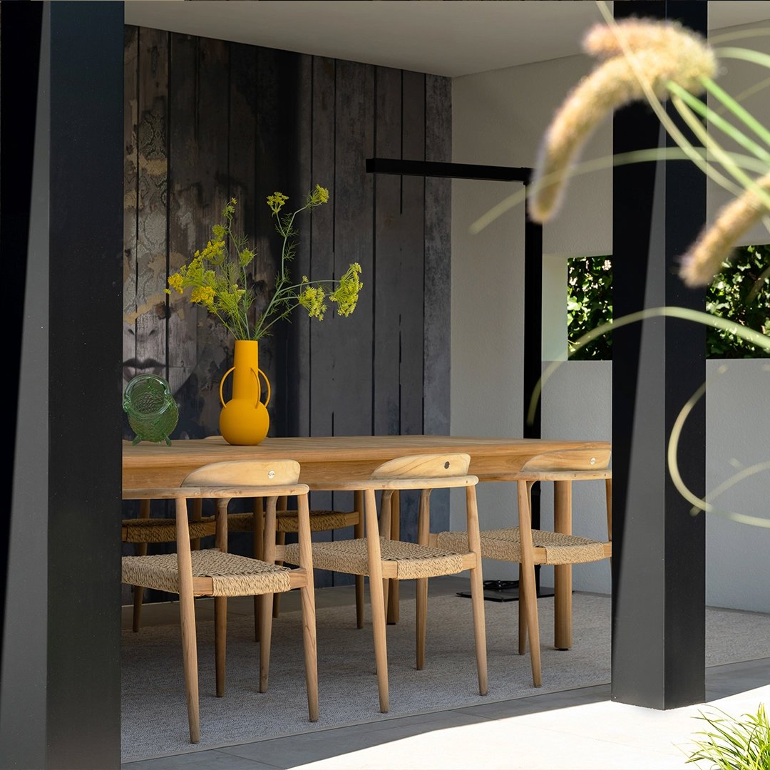 luxe tuinstoel van touw