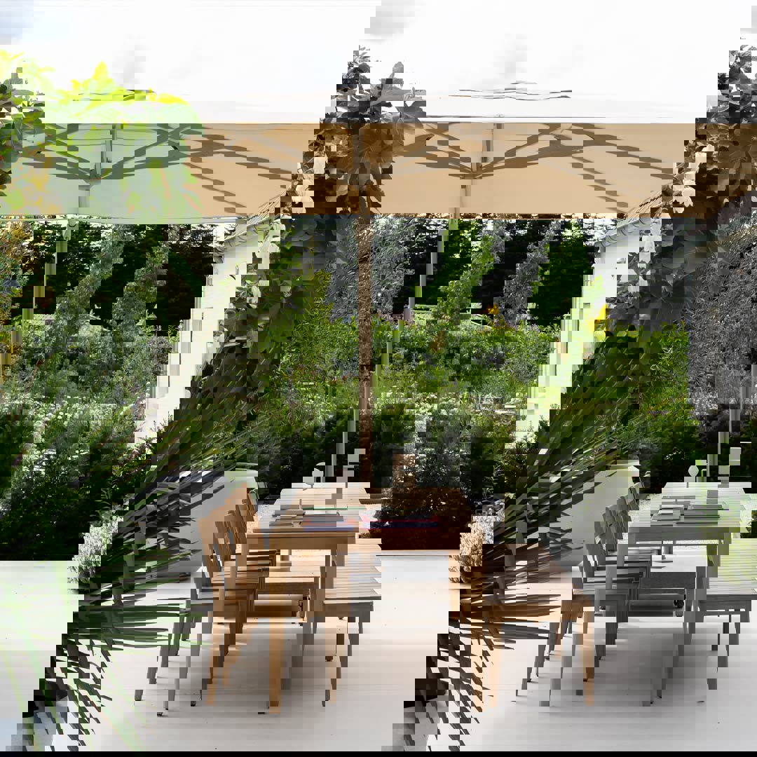 teak tuintafel design