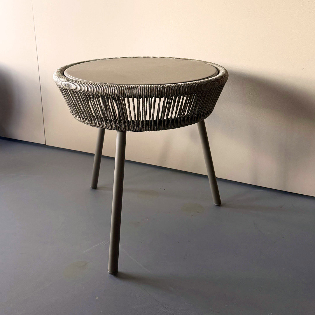 tweedekans bijzettafel taupe