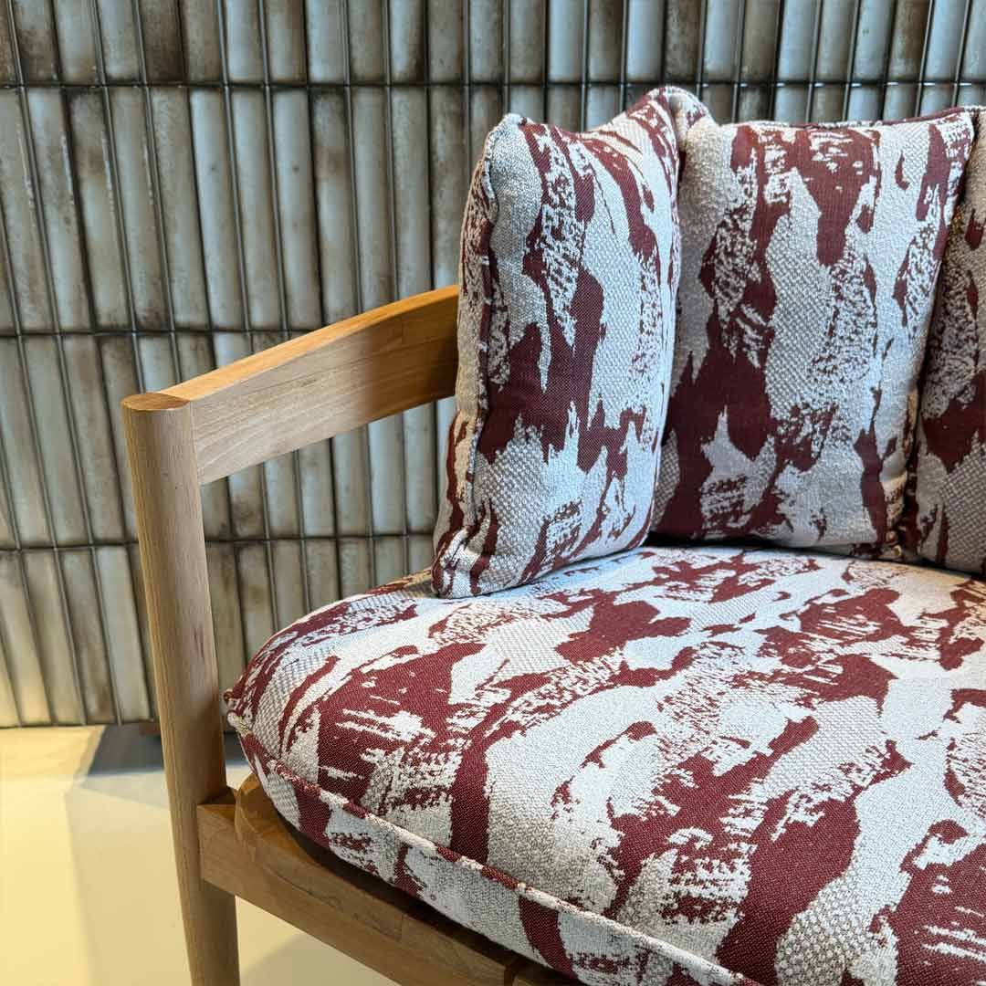 Tweedekans loungestoel BENTE van teakhout
