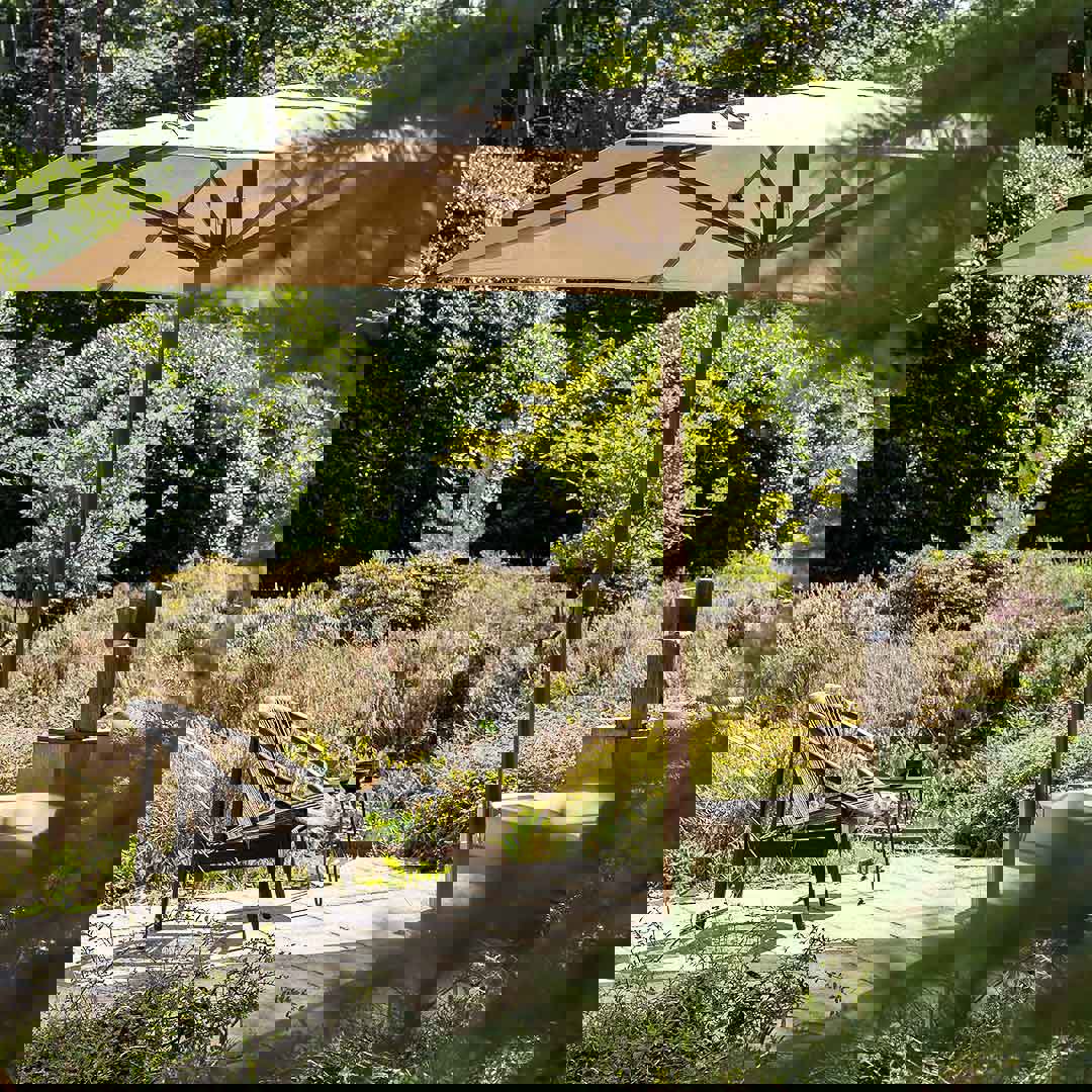 draad loungestoel zwart