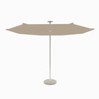 ronde stokparasol beige